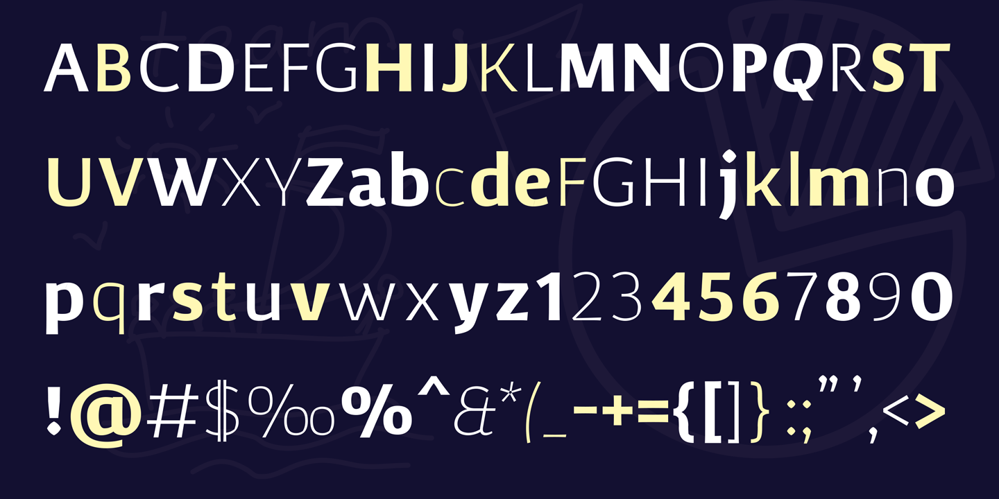 Przykład czcionki Corpo Sans SemiBold italic